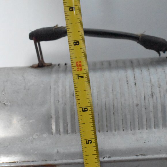 Vintage Antique 1950s Silver Dome Top Metal Miner Workmans Lunchbox Case - Picture 11 of 16